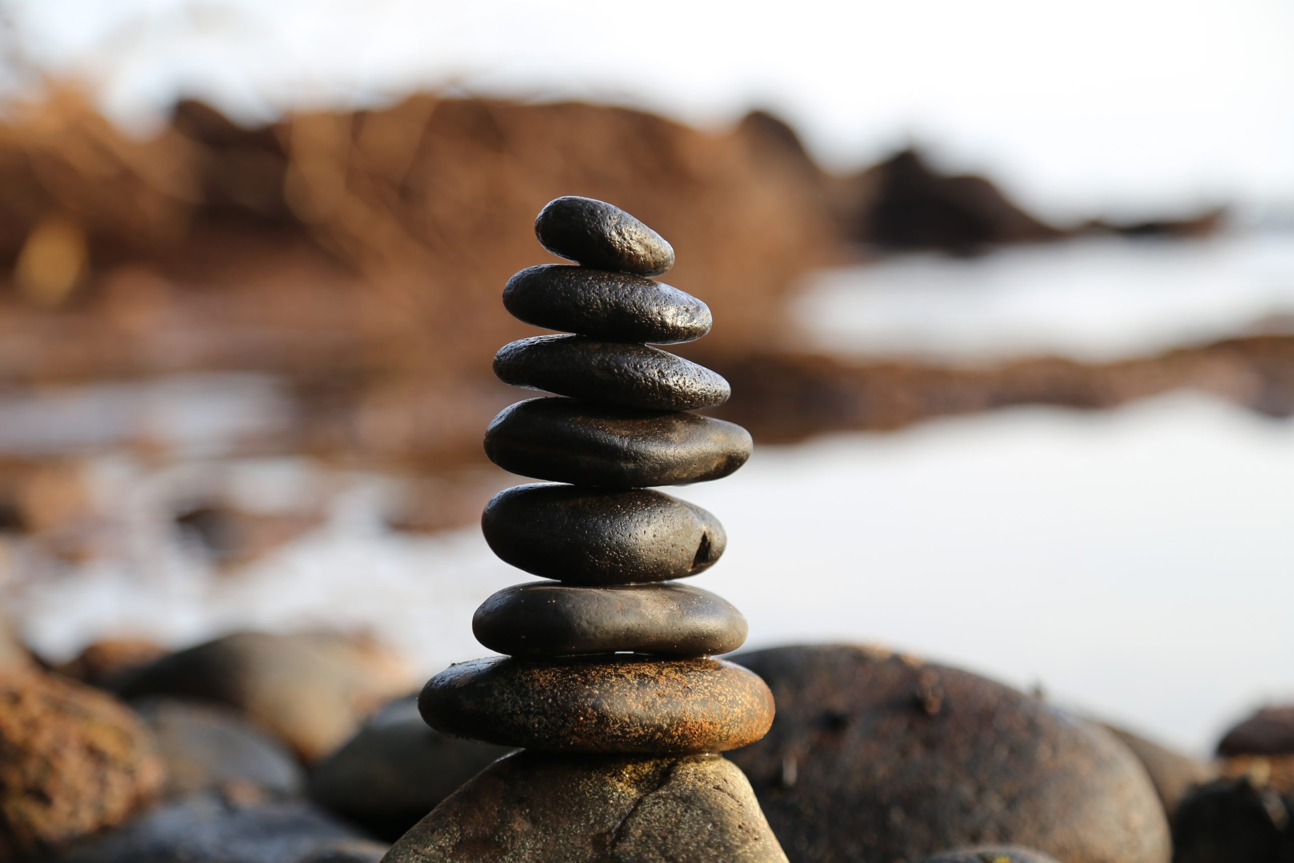 Stacked rocks